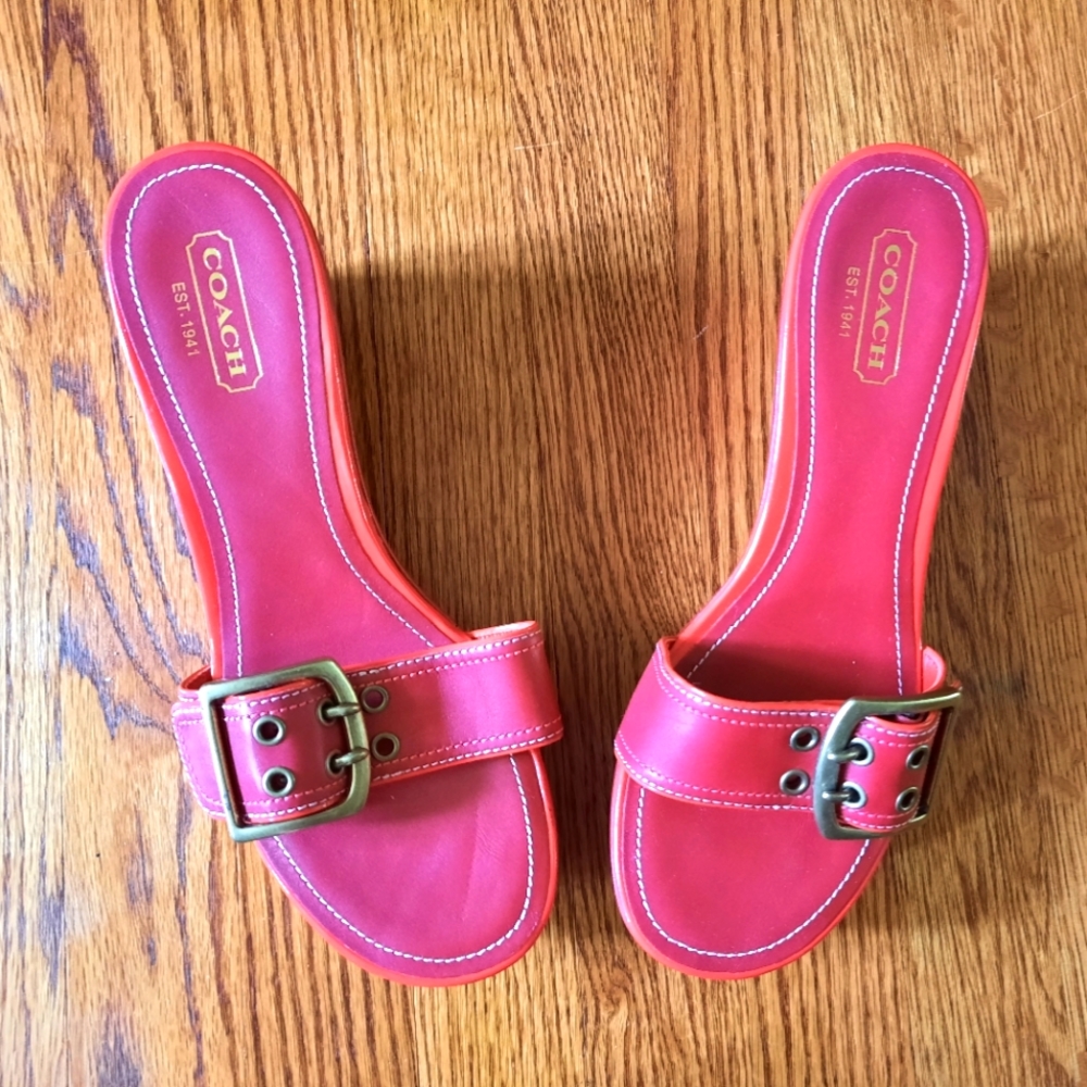 Last Chance!! COACH NWOT Wedge Sandal